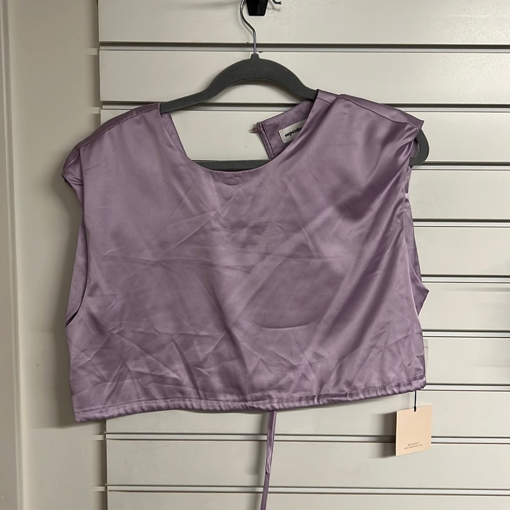 Super down crop top